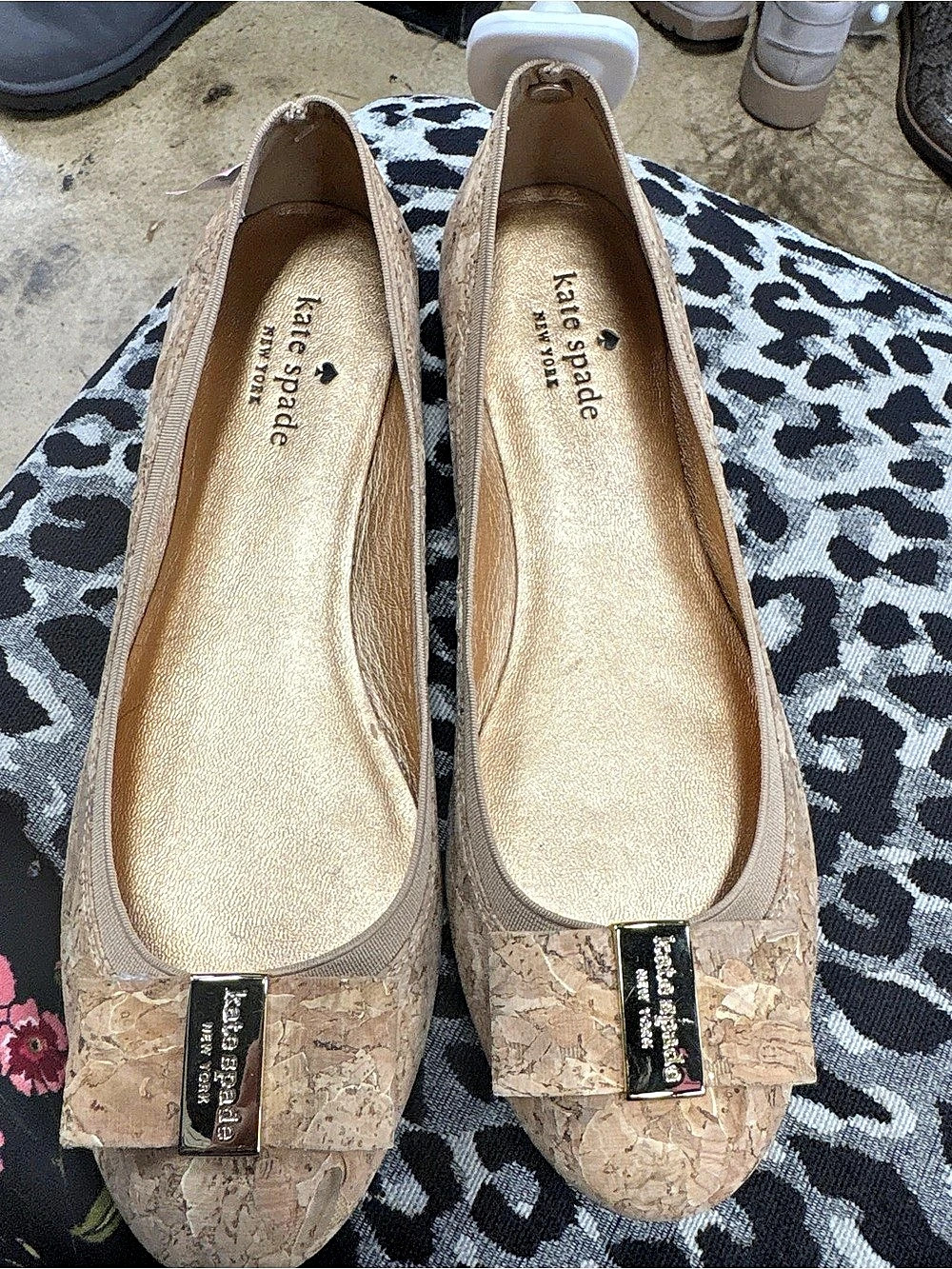 kate spade Cork Detail Ballet Flats 8